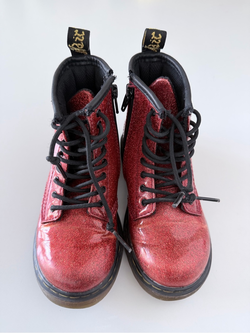 Dr. Martens 1460 Glitter Toddler Ankle Boots Size 10 - Picture 4 of 8